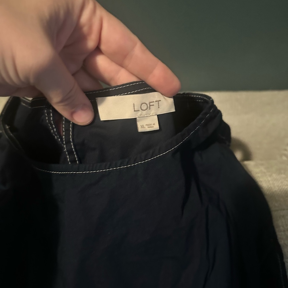 LOFT Dark Navy Maxi dress
